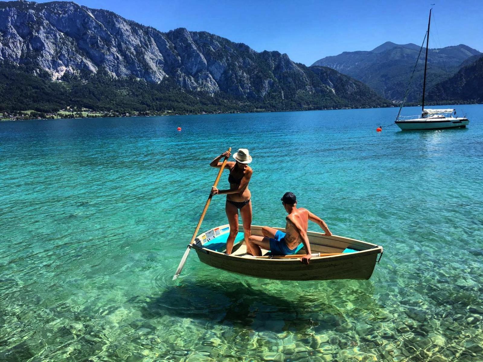 Ferienhof Margarethengut Villa Unterach am Attersee Buitenkant foto