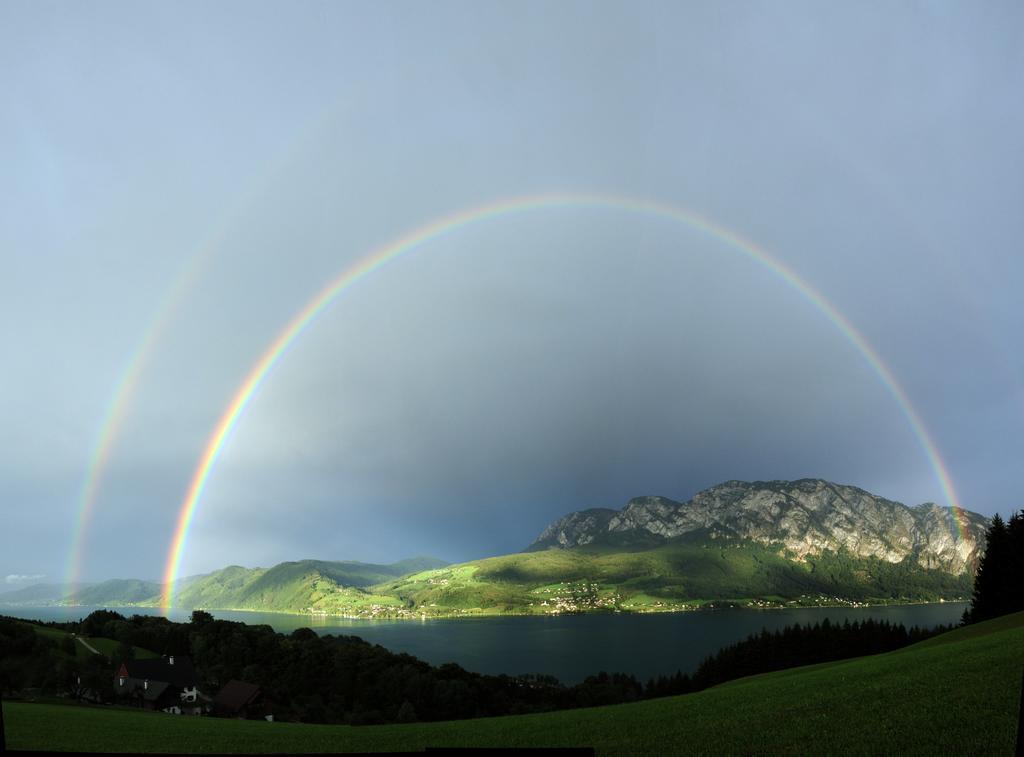 Ferienhof Margarethengut Unterach am Attersee Buitenkant foto