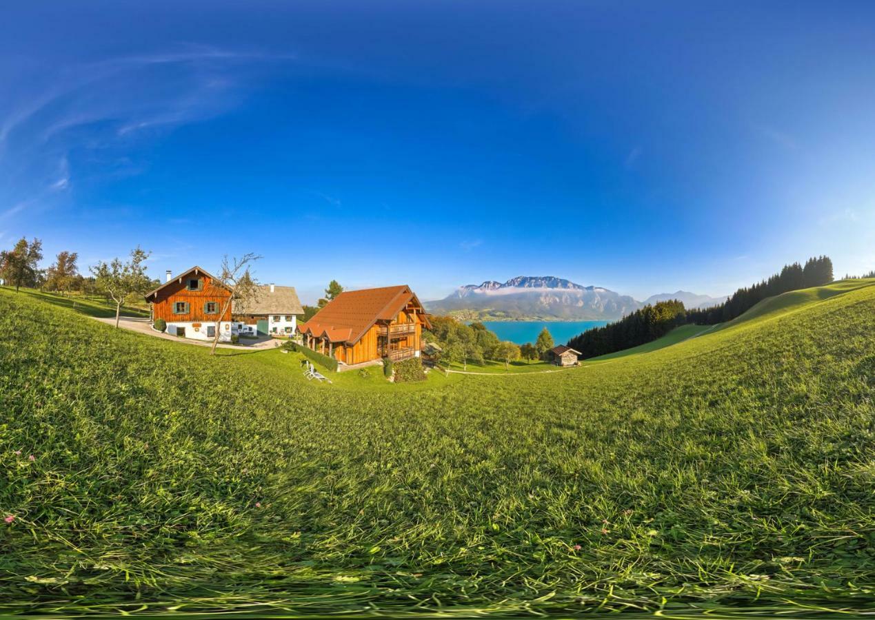 Ferienhof Margarethengut Unterach am Attersee Buitenkant foto